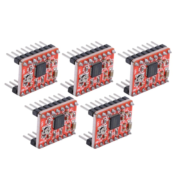 5 stk. stepper motordrivermodul til Ramps 1.4 A4988 3D-printertilbehør