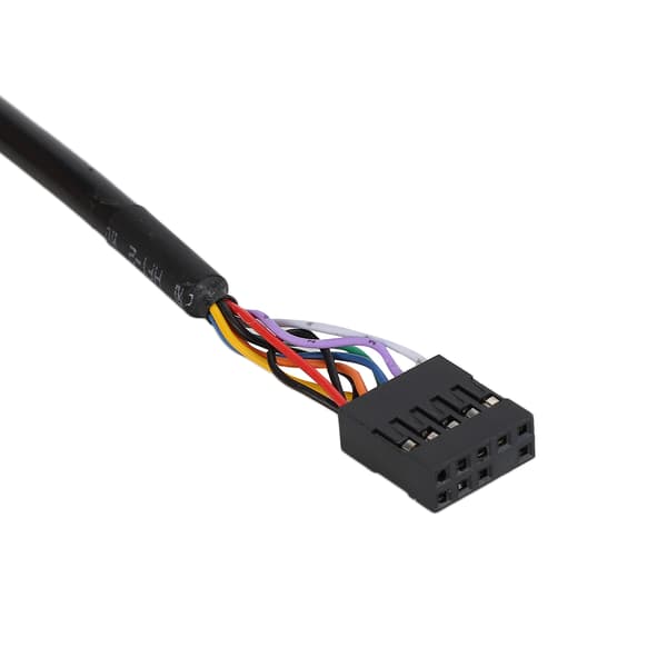PC-kabinet frontpanel USB 3.0 & 2.0 lydport-hub med ledninger til computertårn
