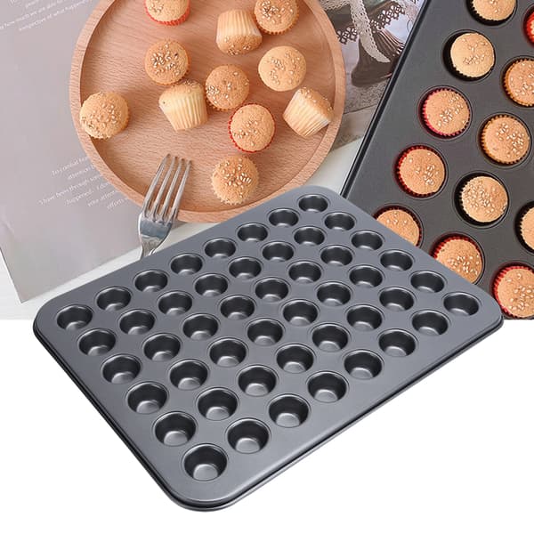 48-kops non-stick mini rund cupcakeform bageform bageudstyr madlavningstilbehør