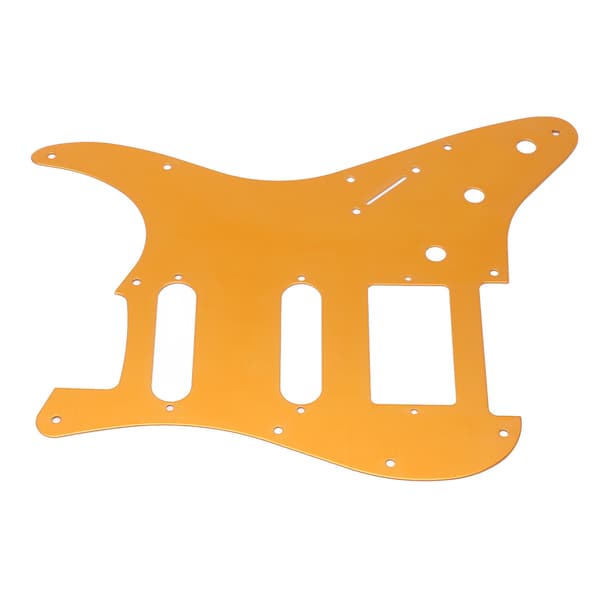 SSH Elguitar Pickguard Aluminiumlegering Orange Ridseplade til Beskyttelse