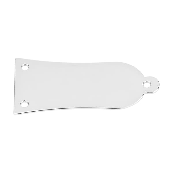 3 hål metall dragstångsskydd med skruvar gitarr bas ersättning (silver)