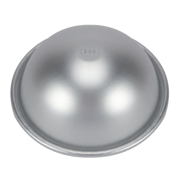 10 cm halvcirkelformad form i aluminium, halvsfär, chiffongkaka, bikini, efterrätt, pudding, bakform
