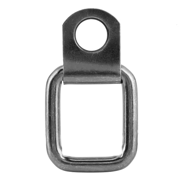 6 stk. foldbare D-ring-surringer passer til Jeep Wrangler JK 2007-2017 sort hardware