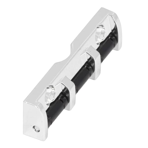 6-strängad metallgitarr rullmutter 43mm silver reservdel med 2 skruvar för elgitarr