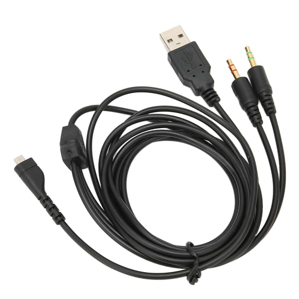 SteelSeries Arctis USB- och 3,5 mm-ljudkabel med Lightning-adapter för headset