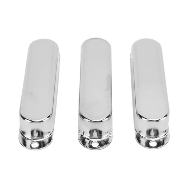 3-pack elgitarr single coil pickup-skydd koppar gitarrtillbehörssats silver