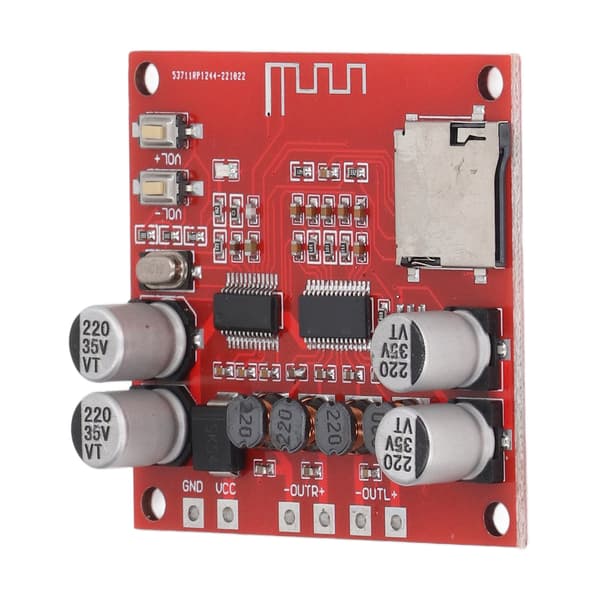 Bluetooth-tehovahvistinlevy 2-kanavainen langaton kaiutinlevy DC12-24V