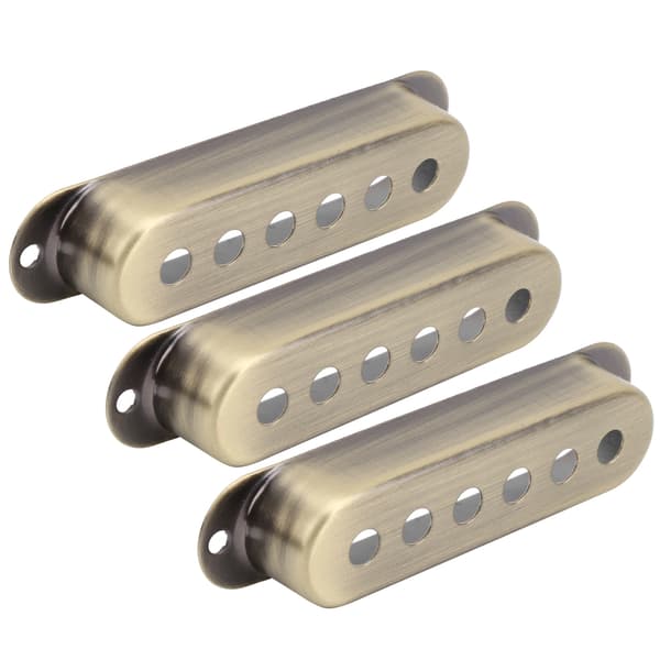3 st mässing enkel pickup-skydd 48mm/50mm/52mm gitarrtillbehör för ST SQ elgitarr brons