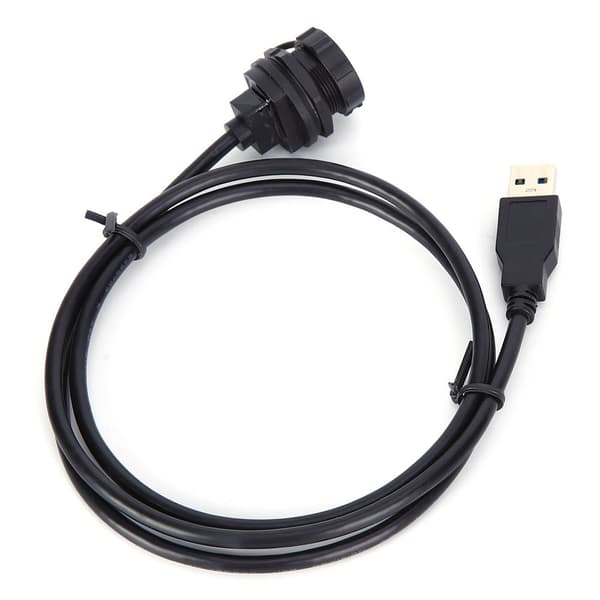 Vandtæt USB-stik USB3.0 Hun Han Meter Ledningsstik Panelmonteringsadaptere