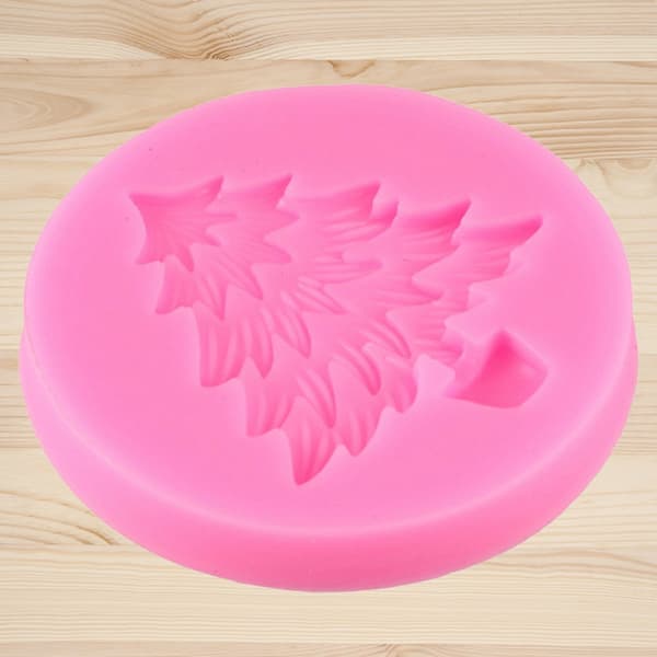 Jule silikone bageform DIY Flere dekorative kage fondant chokoladeform (#19)