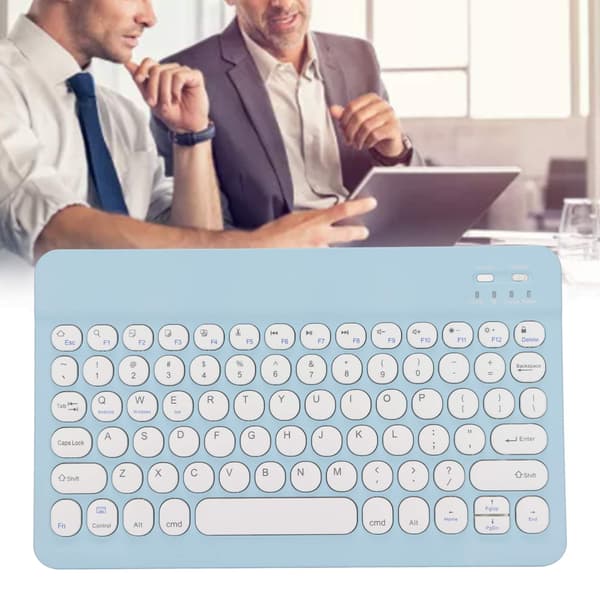 Trådløst tastatur Pålidelig forbindelse til telefon, tablet, bærbar computer, iOS, Android, Windows, kontor, hjem, Bluetooth