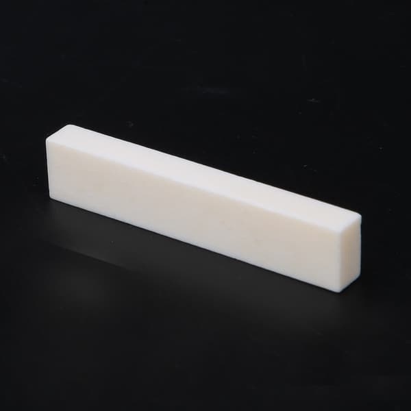 1 st anpassad blank buffelbensträngsadel för klassisk elektrisk akustisk gitarr 52x6x10mm