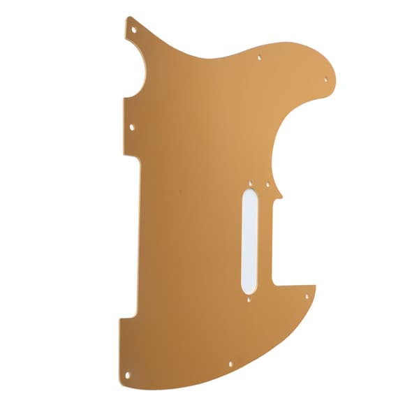 Premium Gold Aluminiumlegering Elgitarr Plektrumskydd, Robust Anti-Rep Frontplåtsskydd