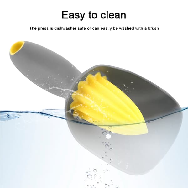 Ergonomisk Manuel Mini Citronpresser til Lime Appelsin (Sort)