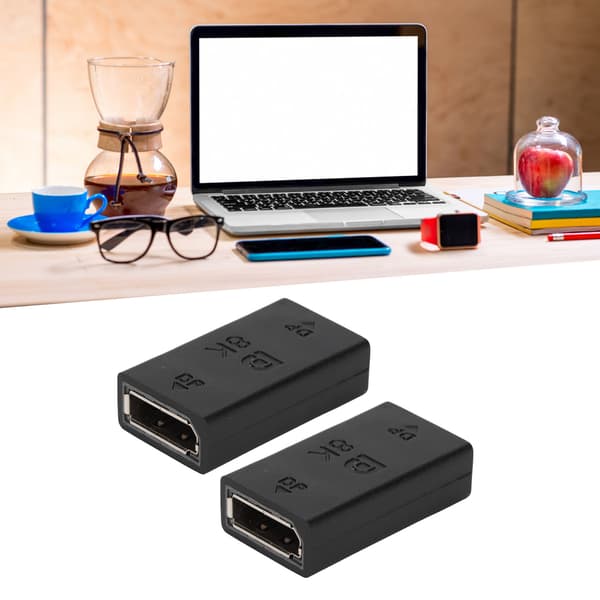 Displayport Extender Adapter, Slidstærk, Nem at bruge, Kompakt og bærbar forbindelse