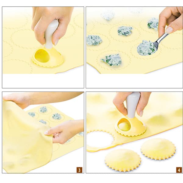 Hemlagad Dumpling Maker Bakverk Kex Form Skärare Köksredskap