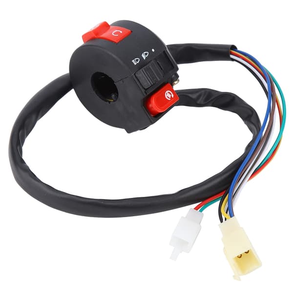 22MM Universal Motorcykel ATV Styr Start Stop Kill Switch, Sort, Off-Road