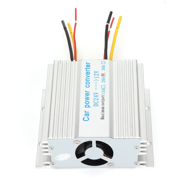 24V til 12V 20A 240W Bilstrømomformer DC-adapter til bus, lastbil, autocamper, solsystem