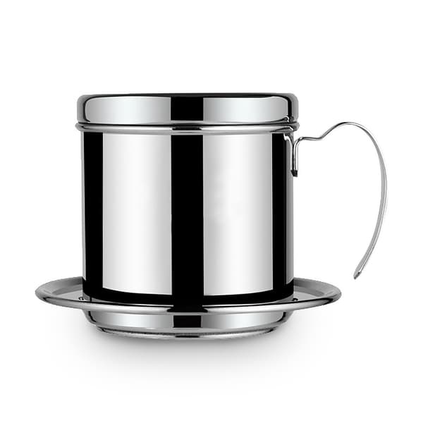 Sølv Rustfrit Stål Vietnamesisk Phin Kaffedrypper Bryggekop Filter Infuser