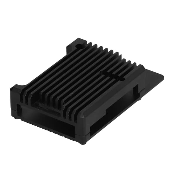 Etui til Raspberry Pi 3 Model B B+ Sort aluminiumslegering anodisk oxidation CNC-skal