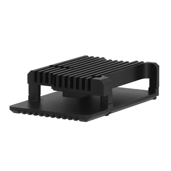 Etui til Raspberry Pi 3 Model B B+ Sort aluminiumslegering anodisk oxidation CNC-skal