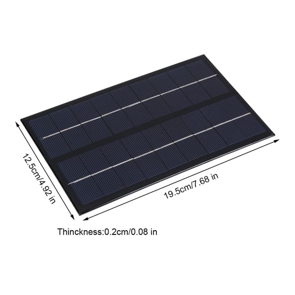 3W 9V Mini Polykrystallinsk Solpanel til DIY Solcellelampe Telefon Batterioplader