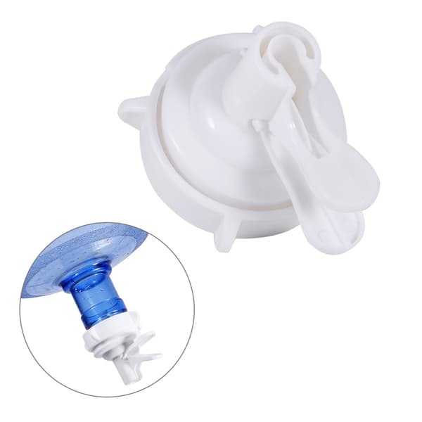 1 st plastkran vattenbyte flasktoppventil kran dispenser enkel enhet vit