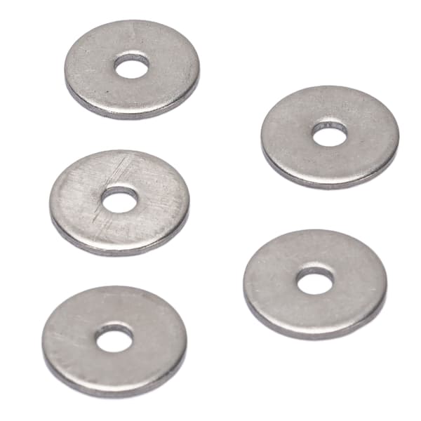 Rustfrit Stål M2 Fladskive Sortiment 500 stk., 2.5x10x0.5mm Metrisk Boltafstandsæt til Præcisionshardware