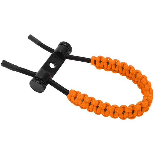 Justerbar flätad handledsrem för compoundbåge, bågskytteträning, orange, en storlek