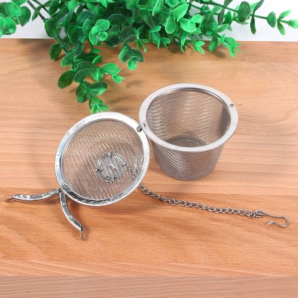 6,5 cm Praktisk Tekugle Krydderisi Mesh Infuser Filter Rustfrit Stål Urte