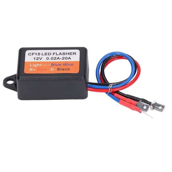 Blixtljusstyrenhet Bilblinkermodul LED-blinkrelä 12V 0.02‑20A