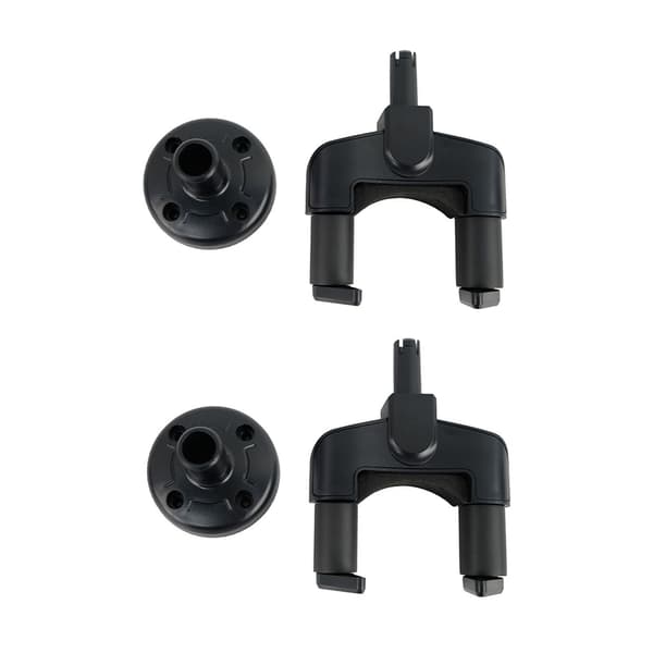 2-pack ABS Gitarrhängare Väggfäste 5cm/2in Mun Kompakt Reptålig för Hemstudio Klassrum Fiol Bas Ukulele