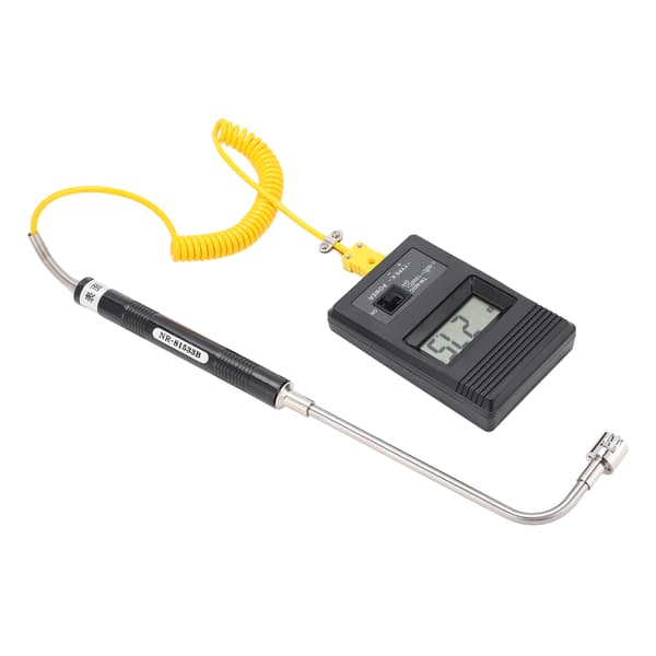 Tm‑902c Industriel LCD-display Digital Sensor Termometer med Buet Skaft Overfladetermoelement ‑50‑500℃
