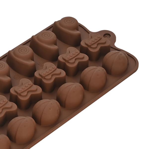 Chokolade Slikform Sød Silikone Bageform Genanvendelig til Isbit Gelé Budding CC-082