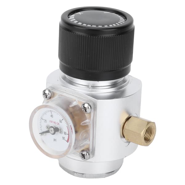 0-90PSI CO2-regulator 3/8in rustfrit stål sodavands trykreducerende ventil til hjemmebryg