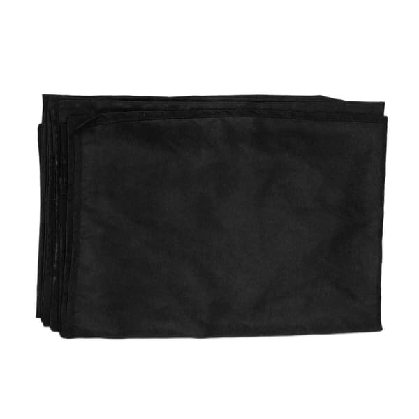 Fotobaggrund Blød Polyester Krølfri Studiebaggrund til Fotoboksfester Sort 4.9x9.8ft