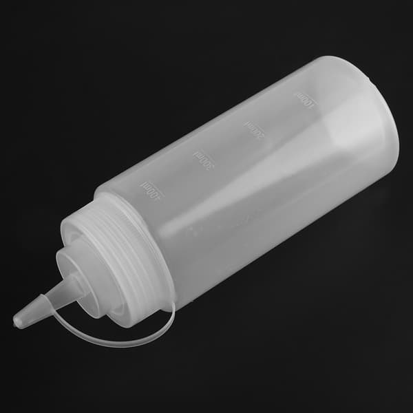 460 ml 10 stk. / sæt plastikkrydderidispenser til sauce, olie, fløde, eddike (hvid)
