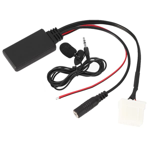 Bluetooth 5.0 Bil AUX-adapter med mikrofon för Mazda 2 3 5 6 RX8