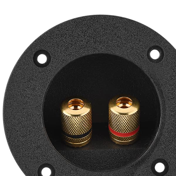 2 st 48 mm kopparbindningsstolpe högtalarterminalbox för HiFi Audio DIY