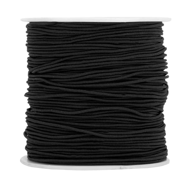 Sort elastisk tråd DIY perletråd perlesnor til armbånd smykkefremstilling håndværk
