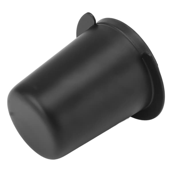 Kaffedoseringskop Rustfrit Stål Universal Sort Pulveropsamler til Espressomaskine 51mm
