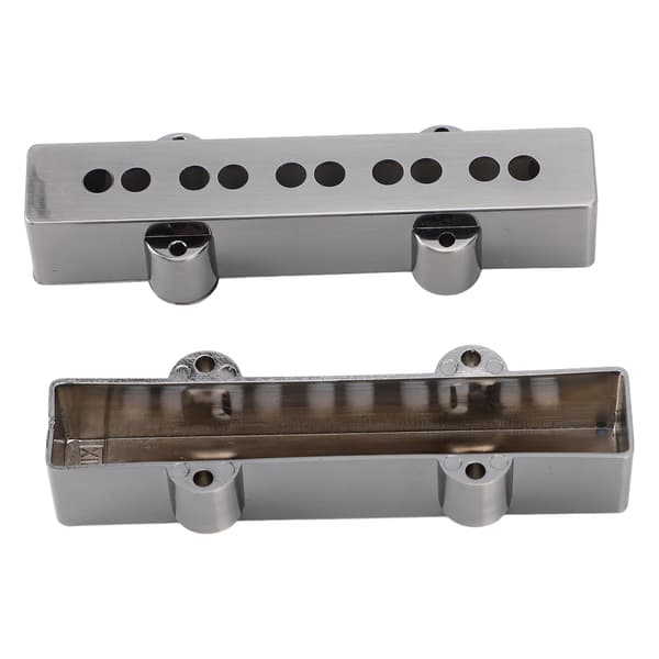 Basgitarr Pickup-skydd 5-strängad Elbas Reservdel Kromad ABS-plast 1 Par Hårdvarutillbehör