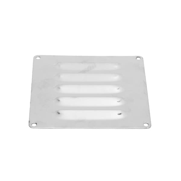 Ventilationsgaller i rostfritt stål 127x114 mm för båtdäck, luftflödesplatta