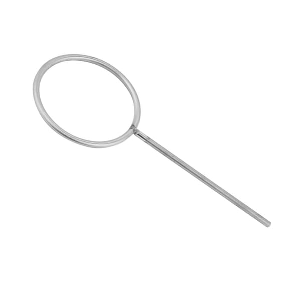100 mm laboratorieunderstøttelse i rustfrit stål med lukket ring
