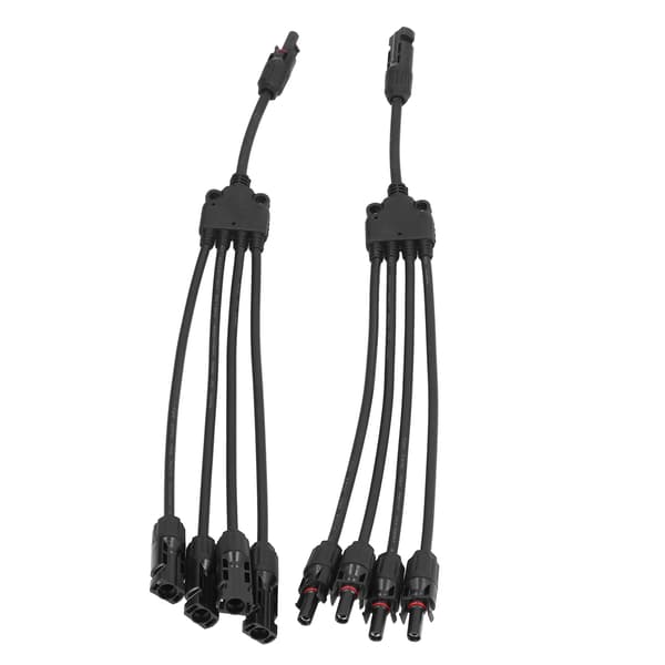 Solarstik Y-gren 1 til 4 Vandtæt Parallel Adapter Splitter til Udendørs Brug