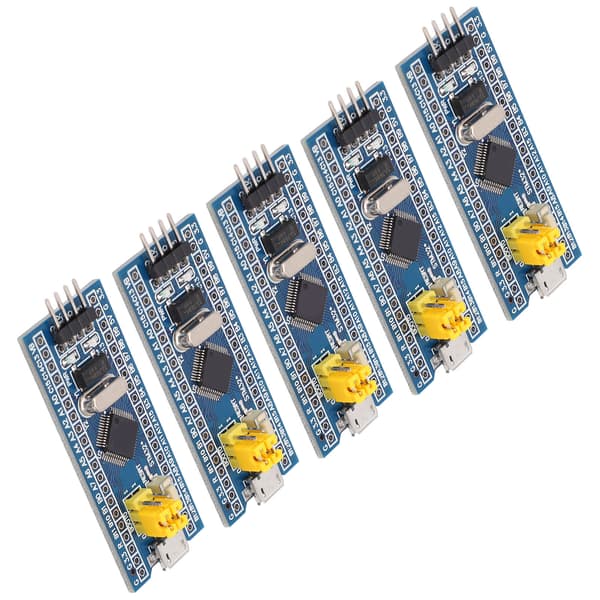 5 STK STM32F103C8T6 Minimum System Udviklingskort Mirco USB 40 Pin Core Læringsmodul