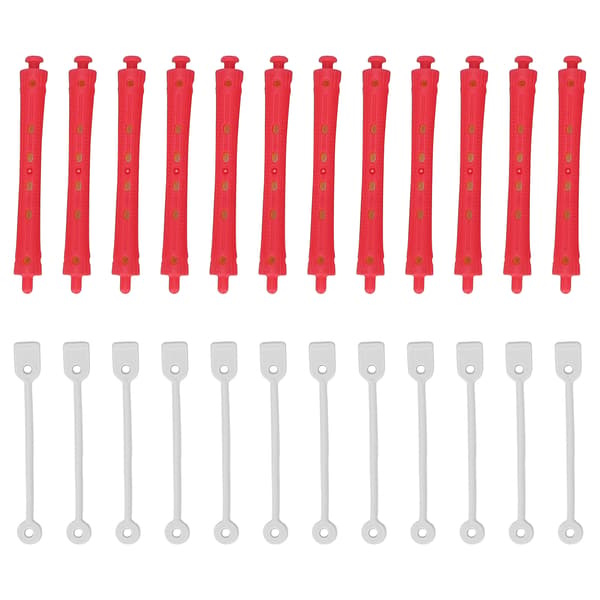 12-pack plast kallvågspermanentstavar papiljotter för hår salong styling