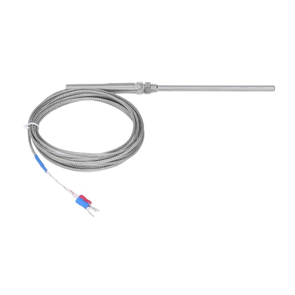 BERM Termoelement K-typ Temperatursensor 100 mm sond 0-400 ℃ Tillbehör för mätning