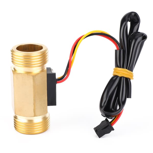 G3/4in Hall-effekt flowmåler han-han gevind 1~30l/min flow sensor måler