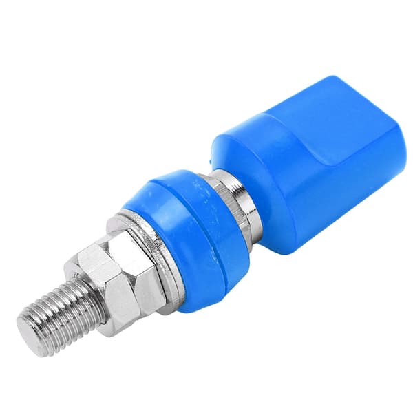Terminal Multipurpose 4mm Mässing Platt Lock M8 100A Högströmsplint med JackBlue